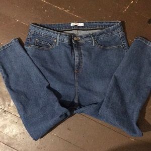 High Waist Slimming Panel Stretch Jean